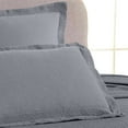 thumbnail image 5 of Superior Fleur De Lis Cotton Decorative Bedspread and Sham Set, Queen, Grey, 5 of 10