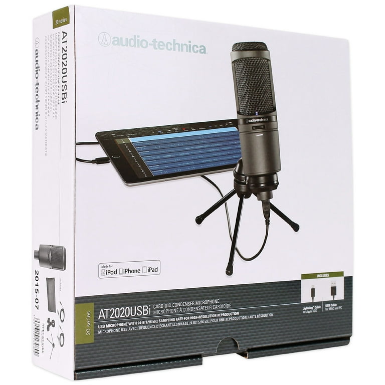 audio−technica AT2020USBI Audio-Technica AT2020USBi Cardioid Condenser USB Microphone