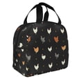 thumbnail image 2 of Fotbe Funny Chicken Bolsa Térmica con Estampado y Forro de Aluminio Grueso Bolsa de Almuerzo con Bolsillo Frontal para Hombres y Mujeres, Ideal para Trabajo, Escuela, 2 of 8