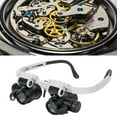 Telescopic Magnifier Glasses Loupes LED Light 8X/15X/23X Magnifying