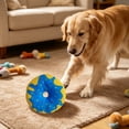 thumbnail image 4 of Donut Squeaky Cat Toy Soft Crystal Plush With Built In Squeaker Interactive Sound Toy Durable Bite Friendly Boredom Relief Play Toy for Cats Small Dogs Indoor Training Cuddle Use, 4 of 7