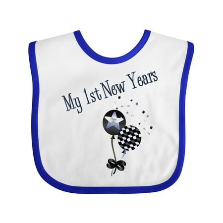 

Inktastic My 1st New Years Gift Baby Boy or Baby Girl Bib