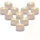 thumbnail image 2 of Velas sin llama Velas LED Velas que funcionan con pilas Bombilla de luz parpadeante Velas de pilar Marfil Paquete de 12 Vhermosa ZH-214, 2 of 5