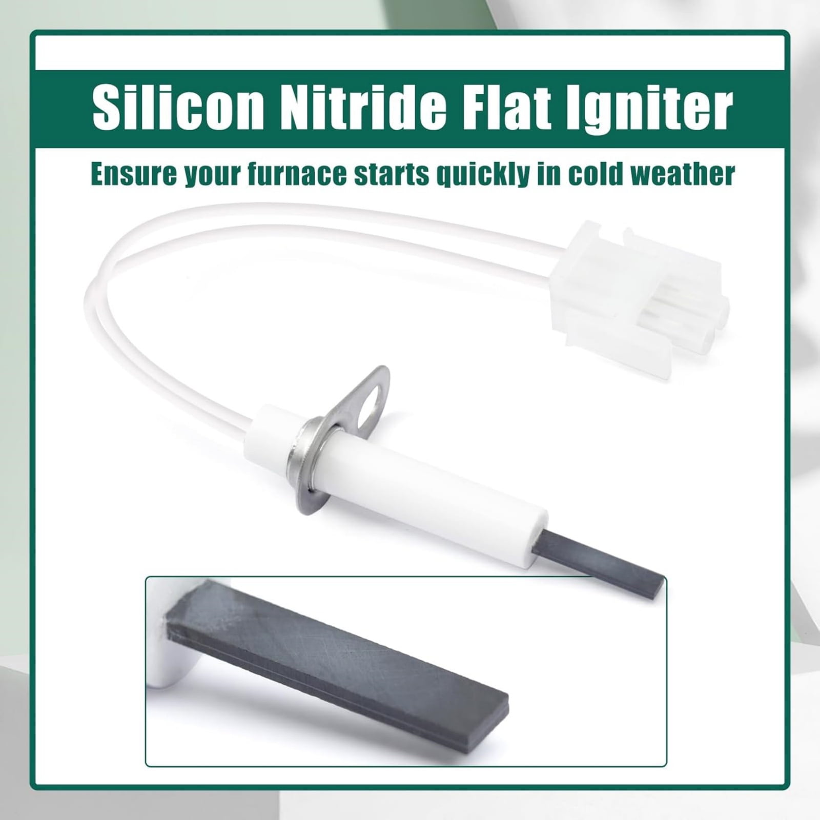 TAPDRA 120VAC Furnace Ignitor, Ceramic+Aluminum Alloy, 0130f00008 for Home HVAC Heating Systems