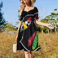 thumbnail image 2 of Vestido de manga corta con logotipo alternativo vestidos s para ocasis oficiales, 2 of 6