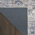 thumbnail image 4 of 6' Runner Pink and Blue Oriental Power Loom Distressed Washable Non Skid Runner Rug, 4 of 8