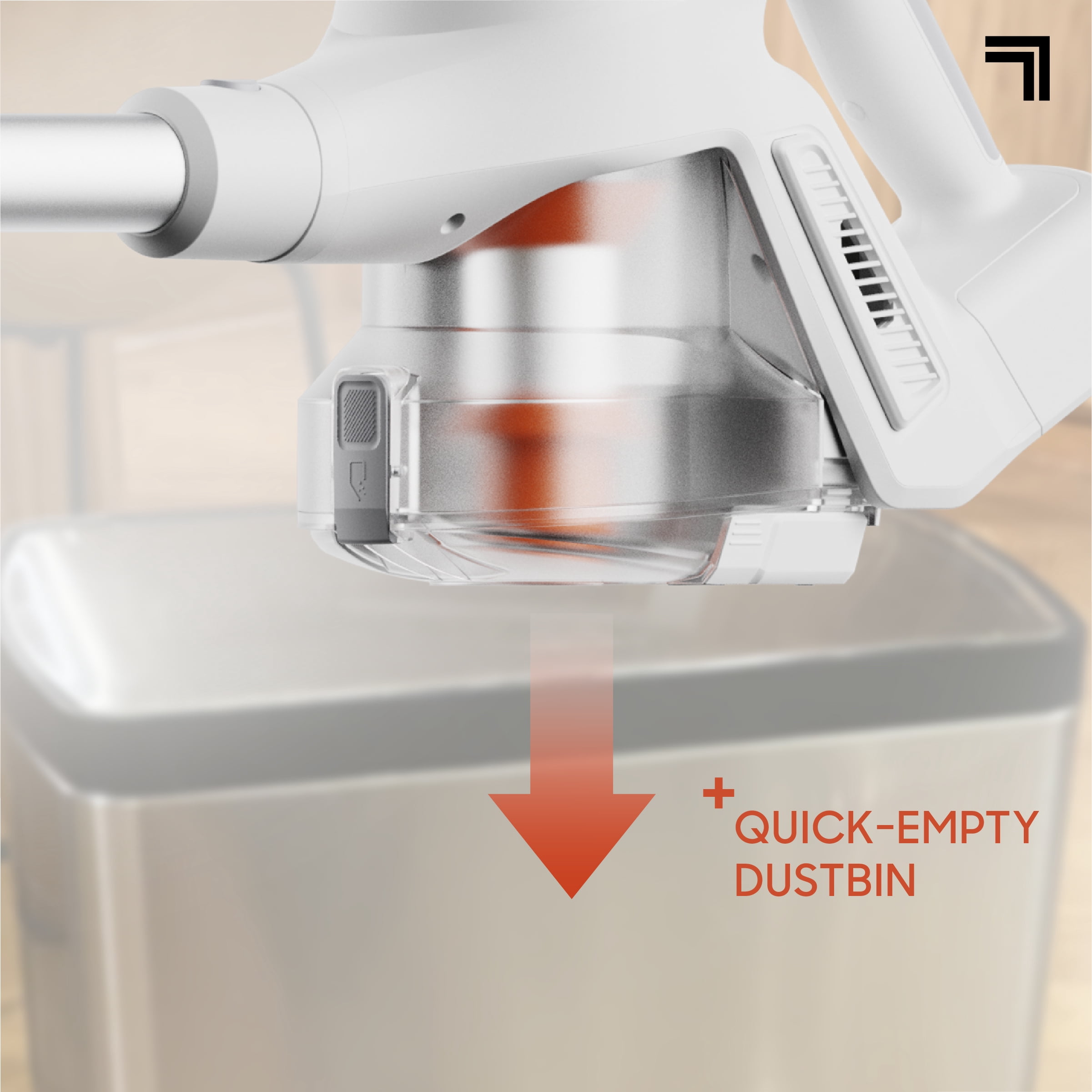 Sharper Image Cordless Vacuum Ultra Stick & Handheld Combo – 450W Motor with Anti-Tangle Floor Brush, 3 Speeds, and LED Lighting