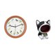 thumbnail image 5 of Reloj de pared con pájaro cantor, reloj de pared con sonido, reloj decorativo con sonido, estatua de gato, llavero, material de resina, adecuado para, 5 of 8
