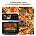 thumbnail image 3 of MIRASTON 10QT Air Fryer Toaster Oven Combo with 8 Presets, Visible Window and Touchscreen, Includes 2 Accessories & Recipe, stainless steel, 3 of 14