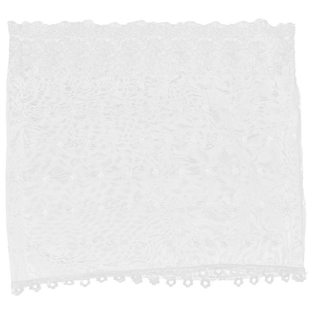 KAKOWELY Velo de encaje decorativo para mujer, velo de encaje para cubrir la cabeza, bufanda de encaje, velo de encaje, capa, velo, tocado para boda