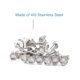 thumbnail image 4 of IMScrews 100 Uds. Tornillos autoperforantes con cabeza de arandela hexagonal de acero inoxidable #8 x 3/4 ", tornillos Tek de chapa de rosca completa de acero inoxidable 410, 4 of 5