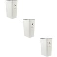 thumbnail image 3 of Masteelf 3-Piece Slim Bathroom Trash Can Set with Lid - Wastepaper Holder and Toilet Garbage Bin for Home, 3 of 8