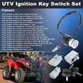 thumbnail image 2 of Interruptor de Encendido Único Bargains con Llave para CFMOTO CFORCE 400 500 800 2016-2022, Reemplazo de Llave de Interruptor de Bloqueo de ATV 9GQ0010100/9AWA01010010000/9CR6010100, 2 of 7