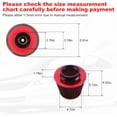 thumbnail image 3 of Universal Sports Air Filter Air Cooling Car Air Intake Filter Kit Universal Carbon Fiber Air Intake System with Hose, 3 of 5