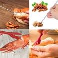 thumbnail image 6 of 13 Piece Seafood Tools Set for 3 People including 3 Crab Crackers, 3 Lobster Shellers, 3 Seafood Forks, 3 Seafood Scissors and 1 Storage Bag, 6 of 7