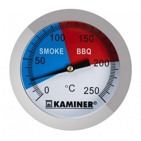 

Hayafir BBQ Grill Thermometer Edelstahl Analog Smoker Gasgrill Räucherofen Einbau Deckel