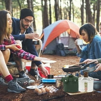 GeevorksCanteen,Set With Cup CoverCookware And CoverWith Cup And Portable Aluminum Canteen Mess Kit Cup And Cover Aluminum Canteen SetCanteen Portable Yubz