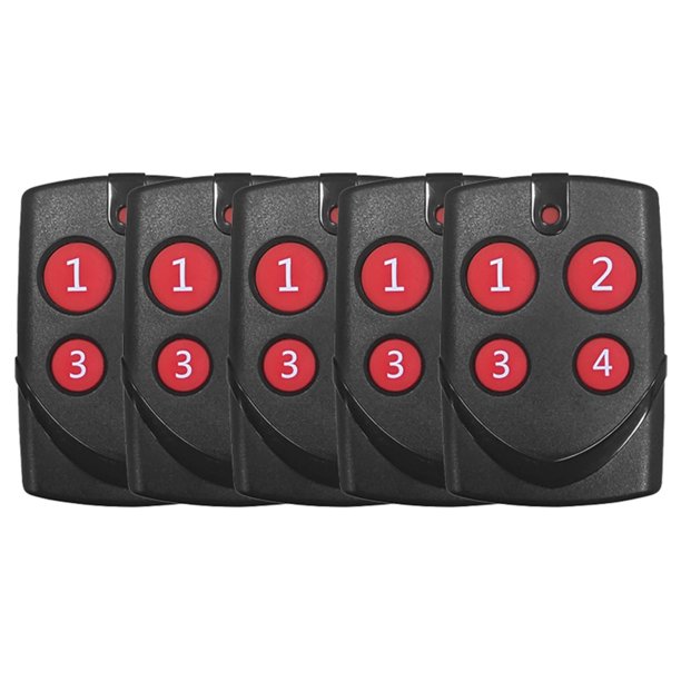 Duplicador de Control Remoto Automático de Clonación de 433 MHz para Puertas de Garaje Eléctricas (5 Unidades)
