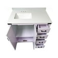 thumbnail image 6 of Dreamwerks Lilac Bathroom Vanity, 36 in. W x 21.5 in. D x 33.5 in. H, Cultured Marble Top, 6 of 10