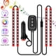 thumbnail image 4 of Sidaley Tira de luz Flexible RGB para coche y camión, multicolor, alto brillo, sincronización de música, aplicación de teléfono impermeable, tira de Bombillas para automóviles Sidaley VI015891-00B, 4 of 6