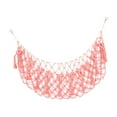 thumbnail image 4 of Red para juguetes de peluche, soporte de almacenamiento para hamaca, decoración del hogar, estilo bohemio, red para colgar de gran capacidad, red de m , Rosado, 4 of 8