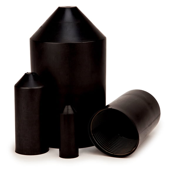 3M Heat Shrink Heavy-Duty End Cap SKE-30/76, Black, for cable diameters 1.18-2.36 in, 10 each/case