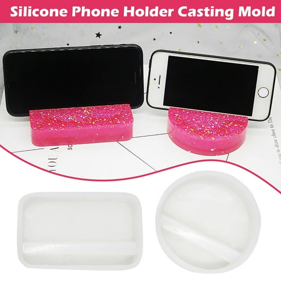 Diy Crystal Glue Mold Mobile Phone Holder Silicone Mold
