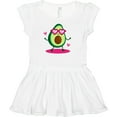 thumbnail image 3 of Inktastic Avocado Lover Gifts Girls Baby Dress, 3 of 5