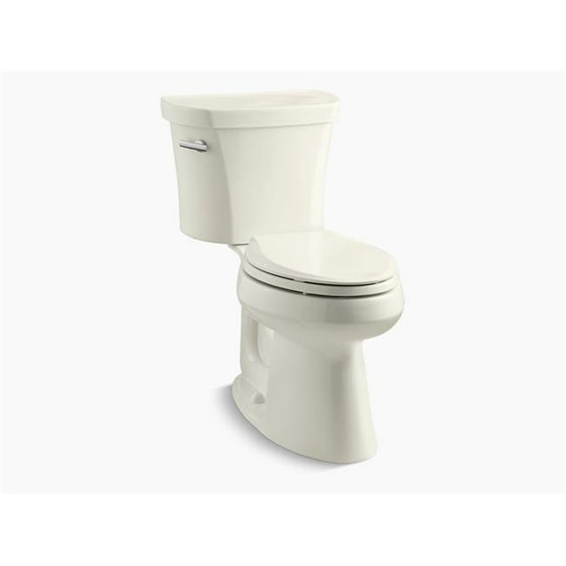 Kohler K-3949-96 1.28 GPF Highline Confort 2 Pièces Chaise Allongée Hauteur Toilettes avec 14 Po Rough-In - Biscuit