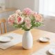 thumbnail image 5 of Ramo de rosas artificiales | Arreglo floral artificial | Flores artificiales decorativas para el hogar | Vegetación de plástico para centro de mesa de boda, repisa de chimenea, mesa o jarrón, 5 of 6