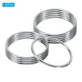 thumbnail image 3 of Uxcell 44mm Metal O Rings, 10 Pack 304 Stainless Steel Round Rings for Hardware Bags, 3 of 6