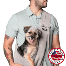 USA Made Pet Sling - Dog Bag - Cat Bag - Pike s Brand  Pet carrier (Grey)