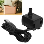 Fyydes Water Fountain Pump Pet Water Dispenser Pump USB Powered Cat Drinking Fountain Small Pump for Fish Tank