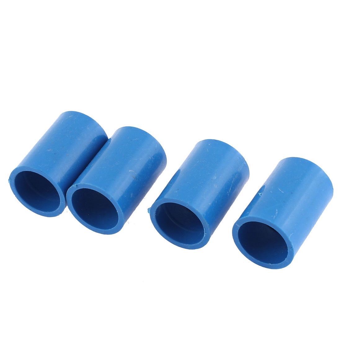 PVC Straight Type Pipe Connectors Fittings Coupler Blue 20mm Inner Dia