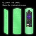 thumbnail image 6 of Fintie Remote Silicone Case for Roku Voice, Roku Express 4K+ 2021, Ultra LT Enhanced Voice, Express 3930, Premiere+ 3921, Streaming Stick+ Remote, Honey Comb Anti Slip Shockproof Cover, Green Glow, 6 of 8