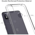 thumbnail image 5 of T-Mobile REVVL 4 Case, Clear Transparent Bumper Shockproof Hybrid Protective Cover (Black), 5 of 6