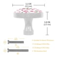thumbnail image 3 of 4 Pcs Spring Blossom Watercolor Knobs for Kitchen Cabinet Cupboard Dresser Bookcase Drawer Pulls Handles Round Home Decor, 3 of 5