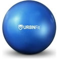 thumbnail image 2 of URBNFit Small Exercise Ball - 9-inch Mini Pilates Ball with Fitness Guide for Yoga, Barre, Physical Therapy, Stretching & Core Stability Workout- Blue, 2 of 4