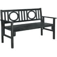 thumbnail image 3 of Safavieh Piedmont Indoor/Outdoor Modern Folding Acacia Bench, 3 of 8