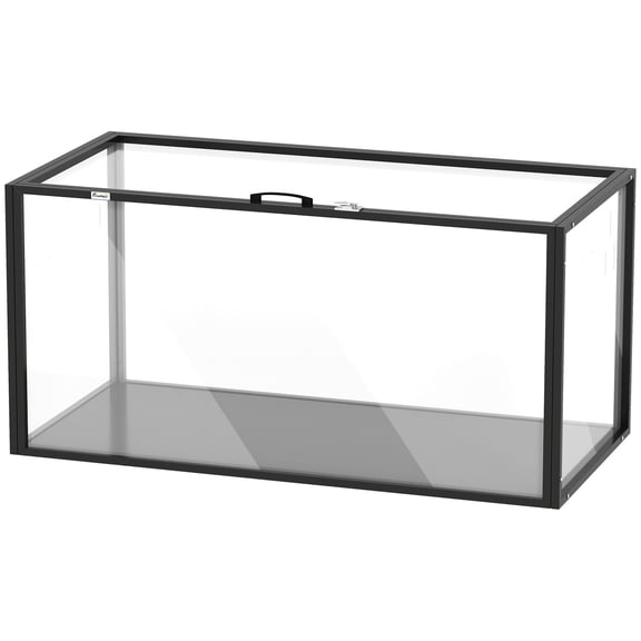Large Chewproof Acrylic Hamster Cage with Openable Top for Hedgehog Dwarf Hamster Rat Guinea Pig