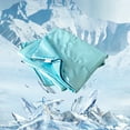 thumbnail image 2 of Beautynvta Summer Ice Silk Quilt, Lightweight Comforter Cooling, Double-Sided Cool Design Soft Cooling Blanket for Night Sweats Hot Sleeper, 78.74''x59.06'', Sky Blue, 2 of 9