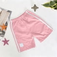 thumbnail image 3 of HGIEYS Kids Summer Athletic Shorts, Lightweight Loose Fit Casual Shorts with Side Stripes, Elastic Waist Breathable Sports Shorts for Boys Girls 6-7 Years, 3 of 3