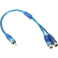thumbnail image 4 of 2 Pcs 12" RCA Audio Jack Cable Y Splitter Adapter 1 Male to 2 Female Plug, 4 of 7