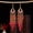 Red, variant on Delicate Earrings Bohemian Retro Water Drop Ethnic Earrings