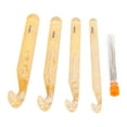 thumbnail image 1 of Large Crochet Hook Set, Plastic 4 Sizes 12mm To 20mm Easy Identification Ergonomic Handle Crochet Hooks  For Pillows For Blankets, 1 of 8