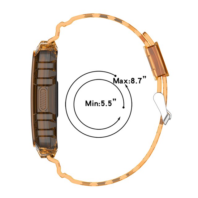 Muñequera Reemplazo de correa de muñeca para HUAWEI HONOR Band 6 TPU Clear Bracelet Wristband