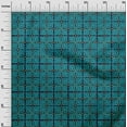 thumbnail image 2 of oneOone Cotton Poplin Fabric Arrow|Swirl & Floral Block Printed Fabric 1 Yard 56 Inch Wide, 2 of 4