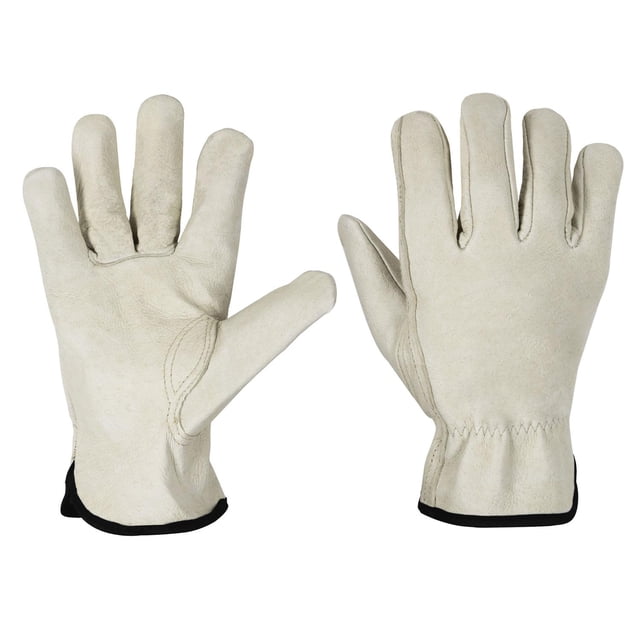 Guantes de Piel de Cerdo Truper Unitalla Beige GU-743
