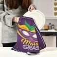 thumbnail image 6 of SKYSONIC Mardi Gras Kitchen Towel Set of 1,Super Soft Absorbent Hand Towel Tea Towel Tableware Cleaning Rag for Kitchen, Home, Hotel, Beach, Bathroom, Gym, 6 of 7