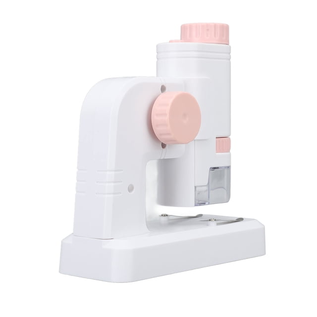 80X-200X Kids Microscope, Portable Microscope with LED Light for Observation Plants, Circuits, Coins, Stamps
